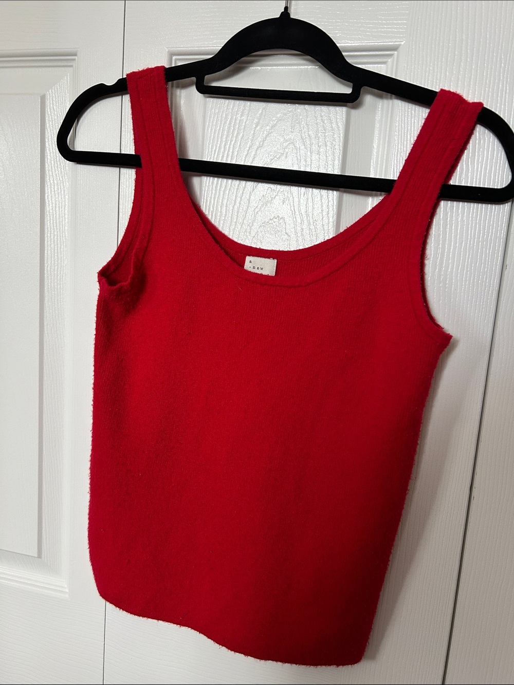 A New Day Fuzzy Red Tank